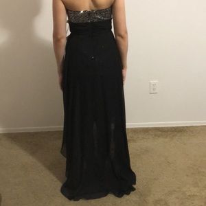 Hailey Logan black dress